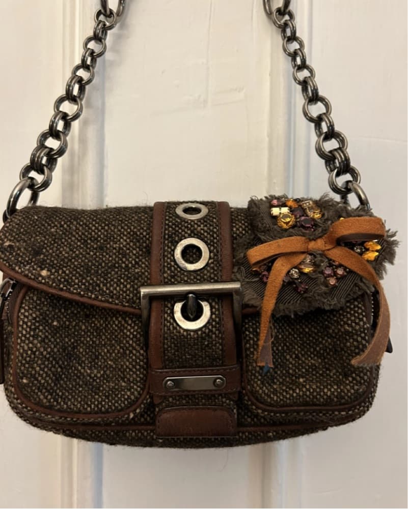 Tweed Prada Mini Bag  - Image 6