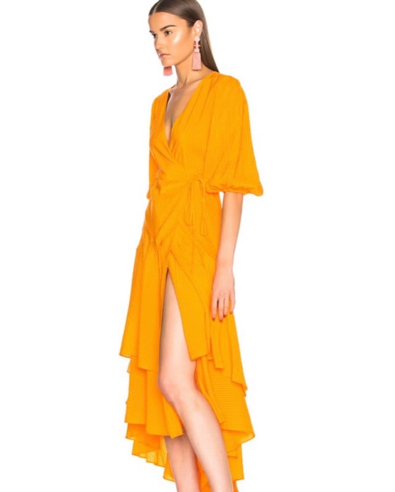 Ganni Silk Wrap Dress - Image 2