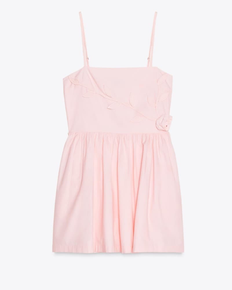 Zara Floral Poplin Dress - Image 3