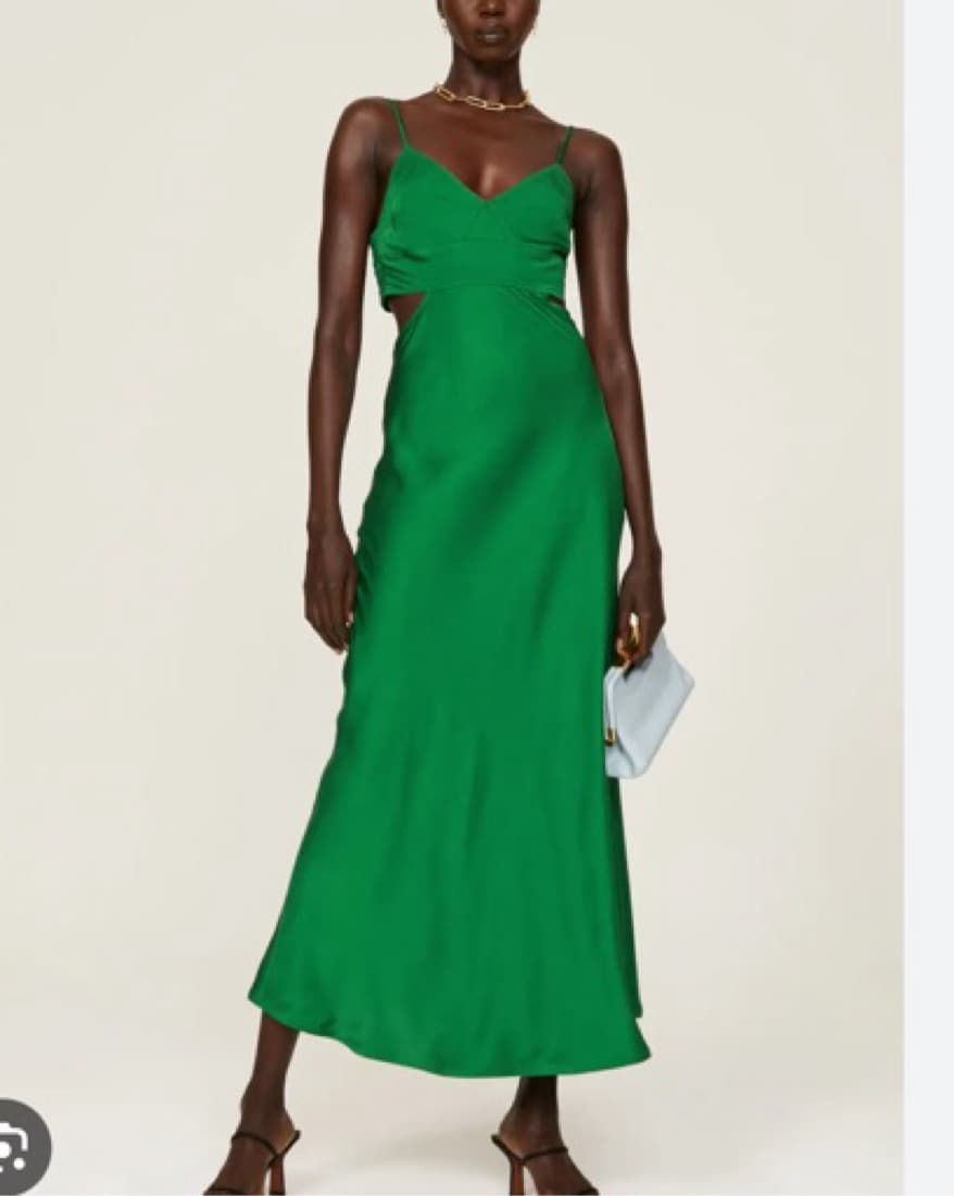 ALC Blakely Midi dress - Kelly green - Image 3