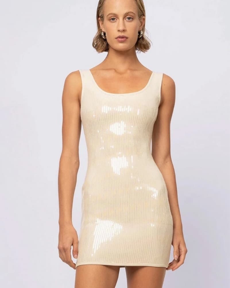 Nonchalant Sequin Bodycon Mini Dress  - Image 2