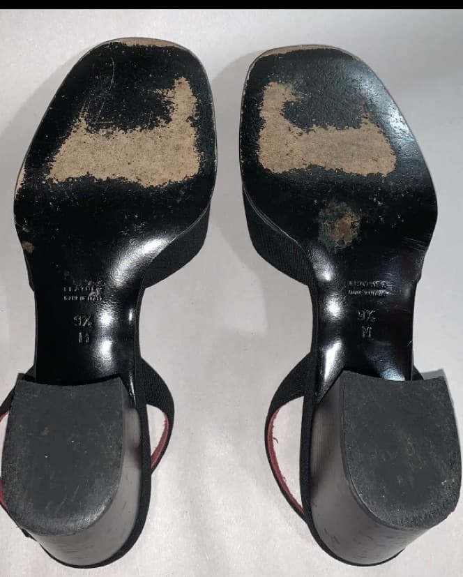 YSL size 9.5 slingback pumps - Image 5