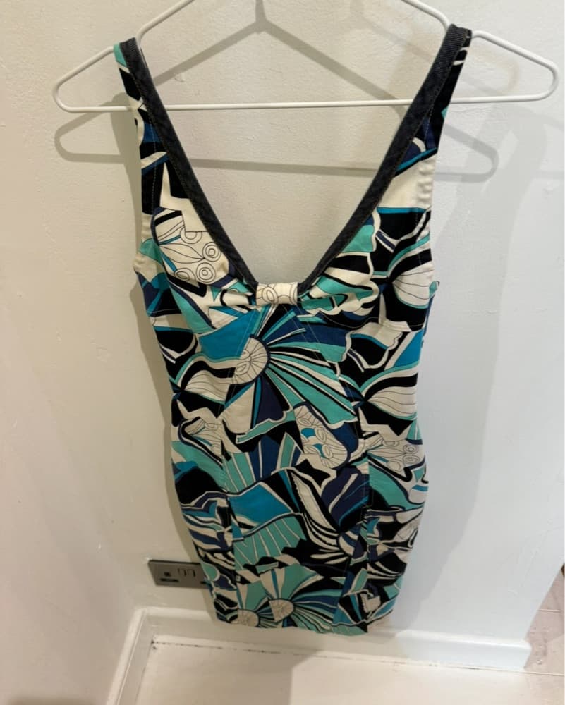 Denim Dolce And Gabbana Stretch Dress - Image 4