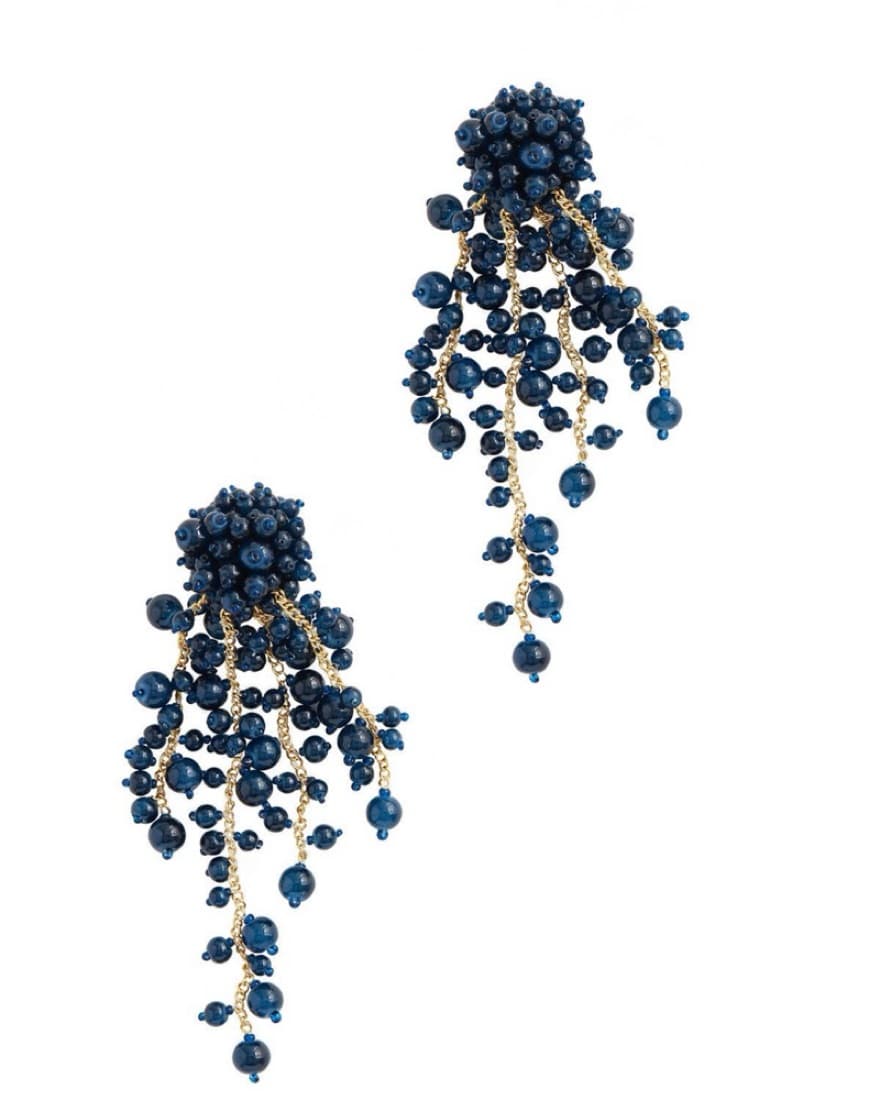 Oscar De La Renta Cascade Clip Ons  - Image 1