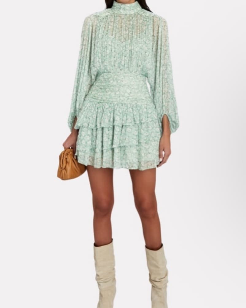 Dreamy Floral Ruffle Mini Dress - Image 2