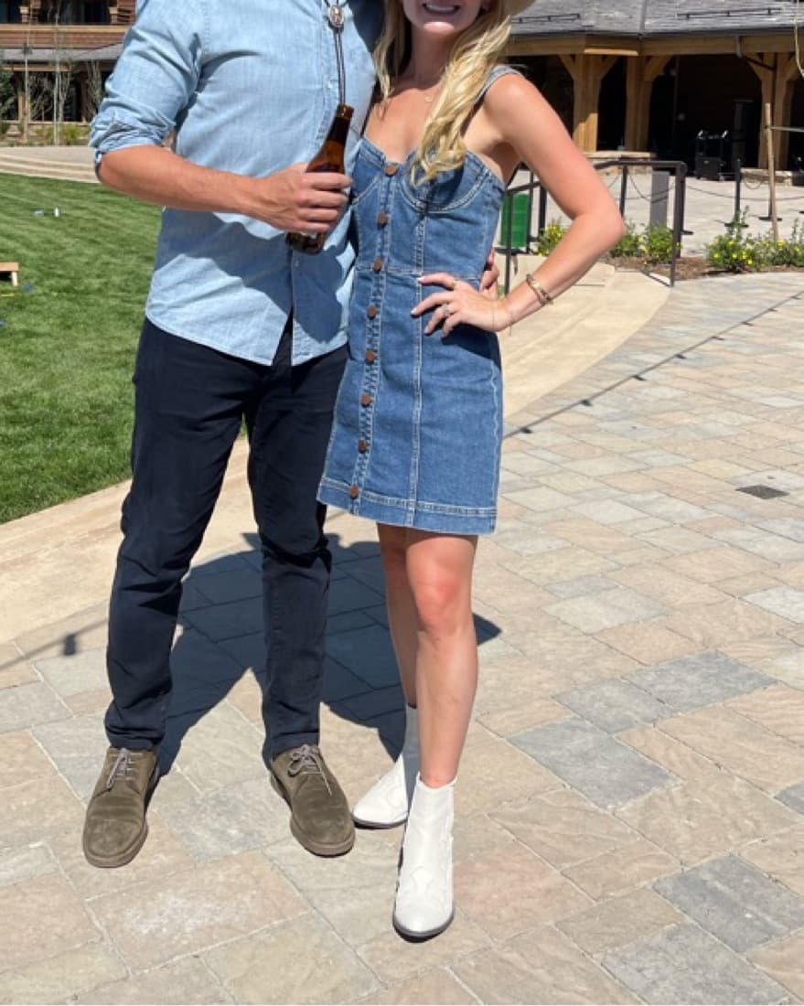 Alice + Olivia Raylene Denim Bustier Min - Image 6