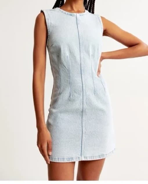 Abercrombie Denim Mini Dress - Image 1