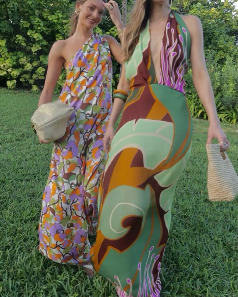 Johanna Ortiz Halter Silk Dress - Image 4