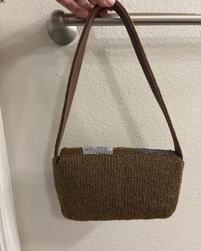 Chic Camo Sequin Crossbody Bag - Image 3