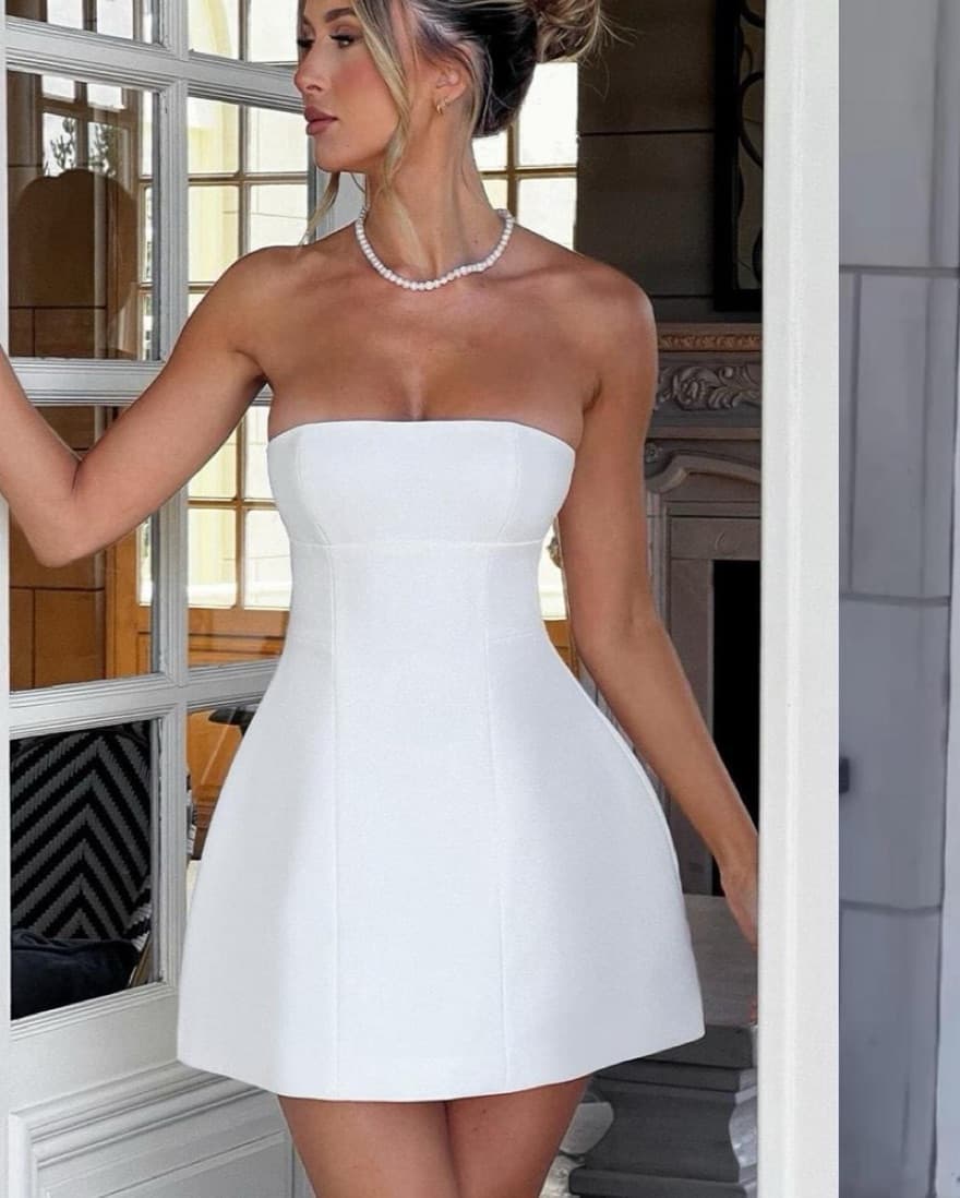 Babyboo Asha Mini Dress - White (babyboo - Image 2