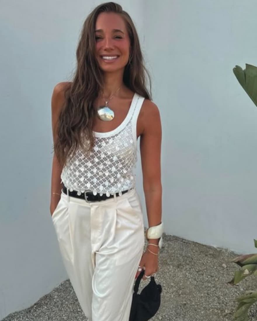Jcrew Crochet Shell Tank Top - Image 2