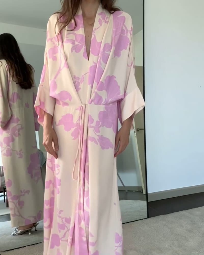 Eiko Ai Wrap Lotta kimono Dress - Image 4