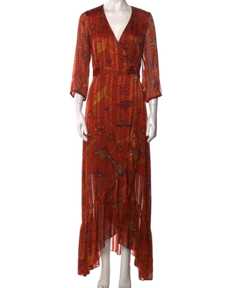 Ba&sh Orange Paisley Maxi - Image 2