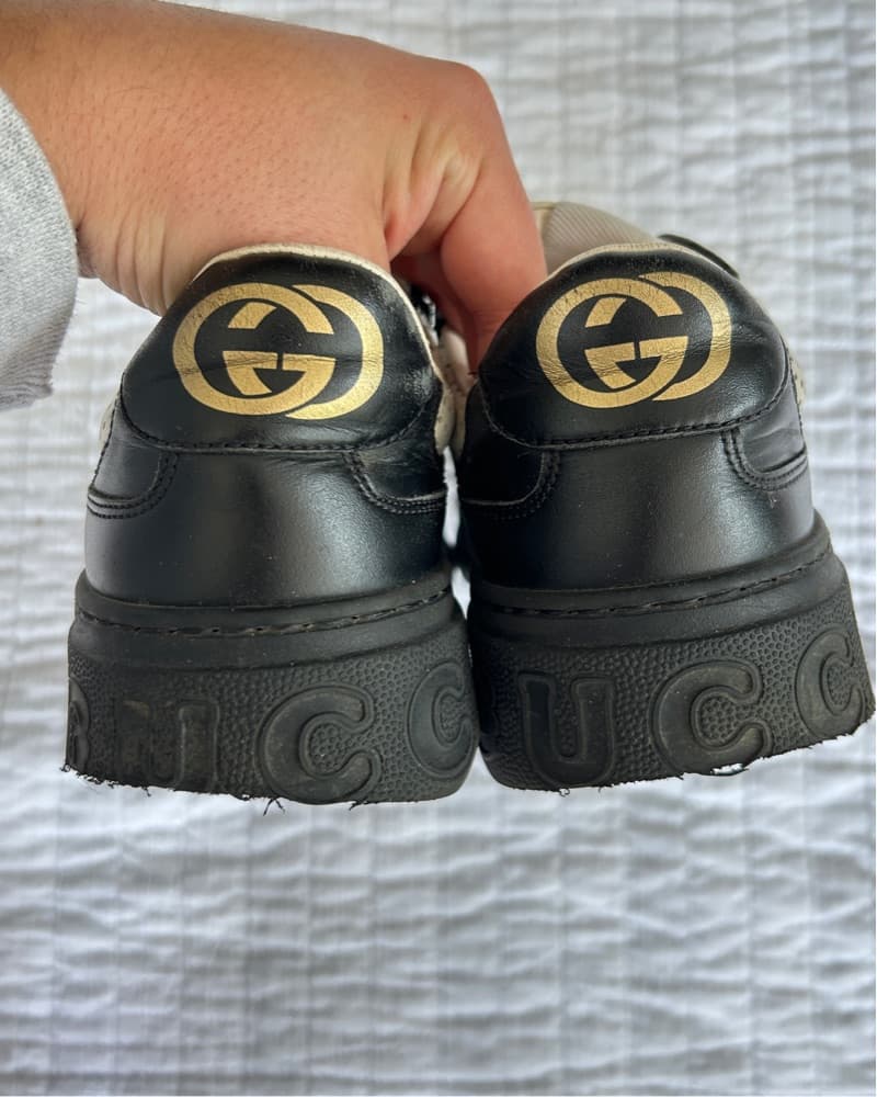 Gucci Leather Sneakers - Image 5