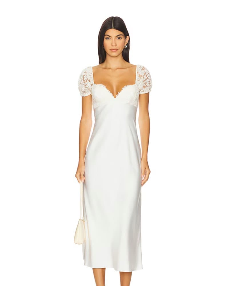 Revolve LPA White Midi Dress - Image 1