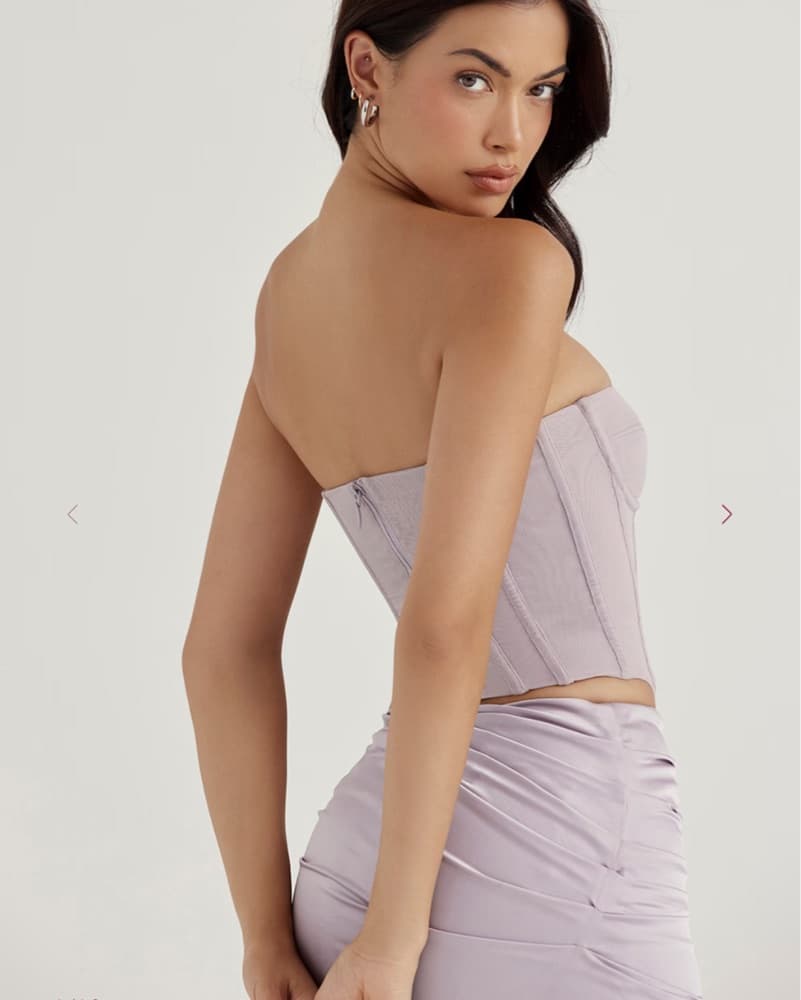 House of CB Grey Corset Set - Image 5