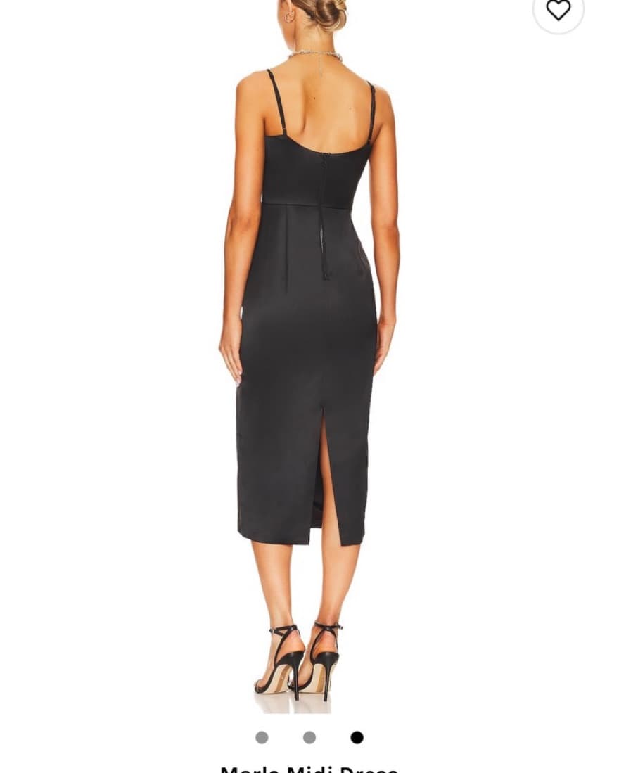 Bardot Marlo Midi Dress - Black - Image 3
