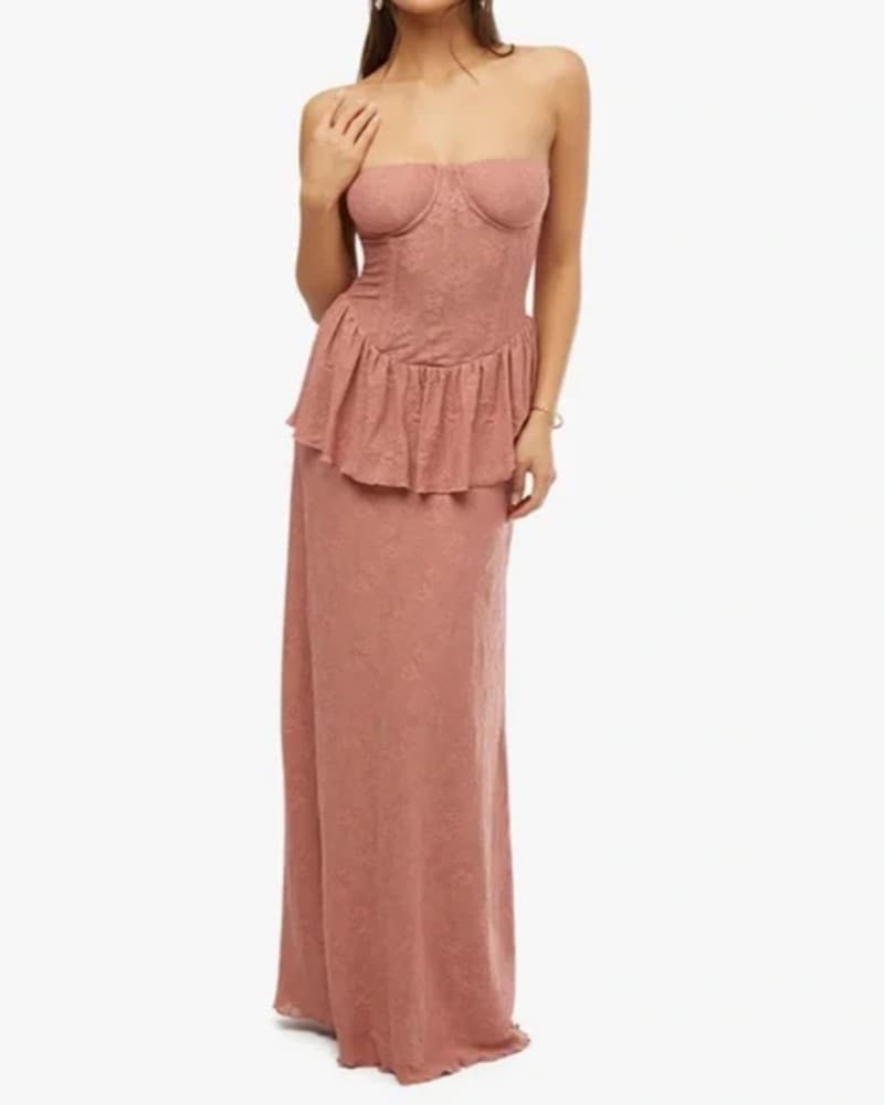 WeWoreWhat Blush/Pink dress - Image 1