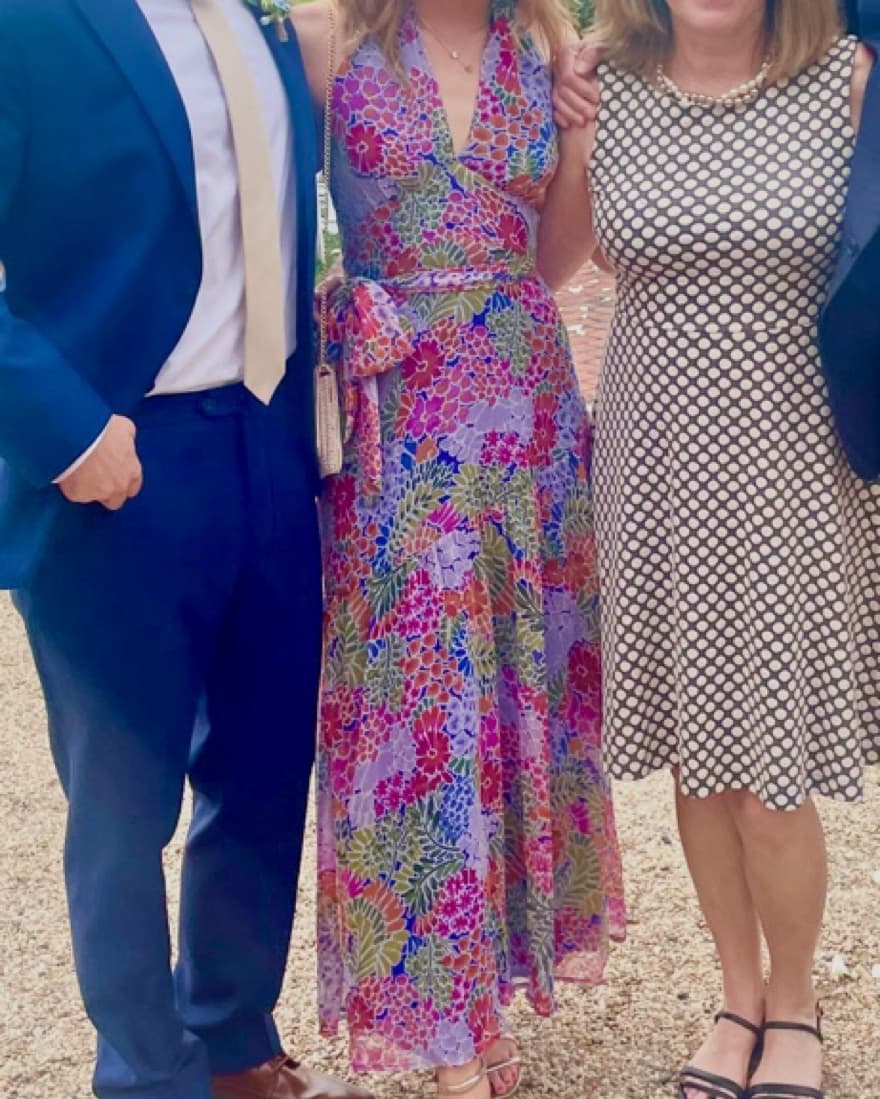 Vibrant Floral Halter Maxi Dress - Image 3
