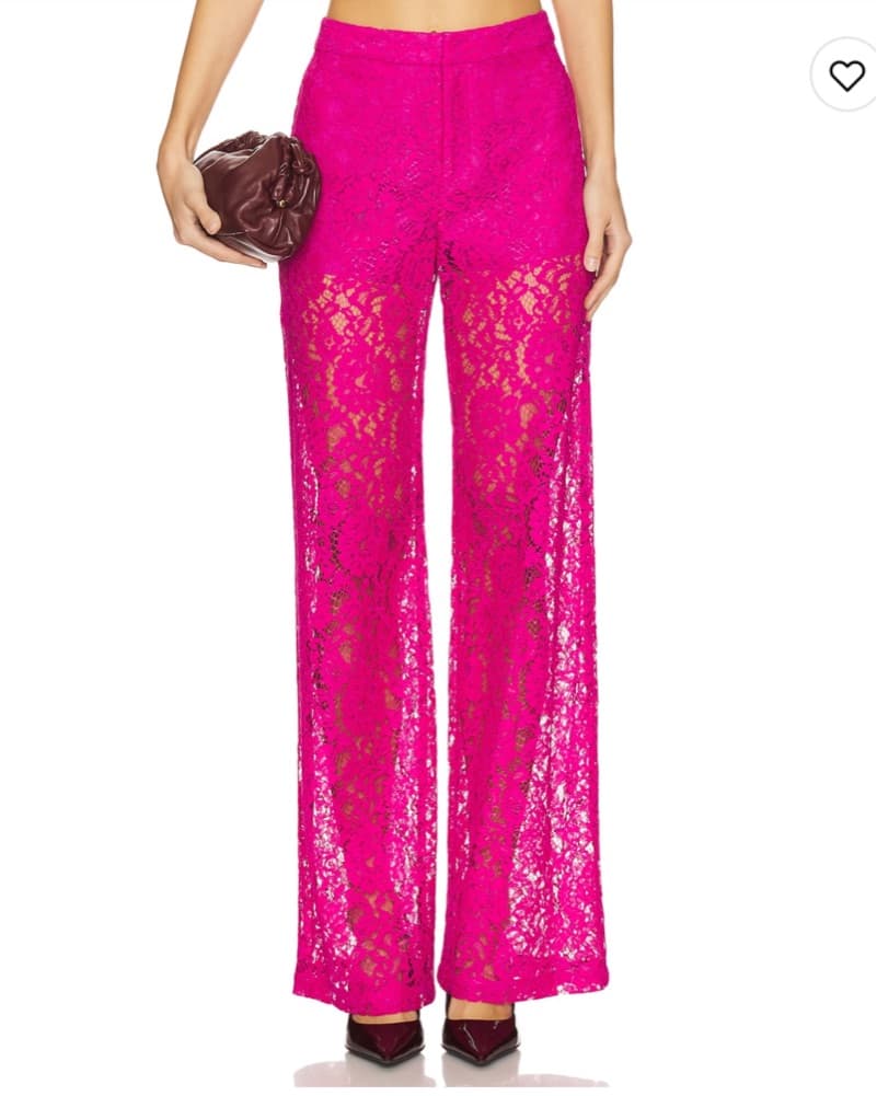 Fuchsia Lace Suit Ensemble - Image 2