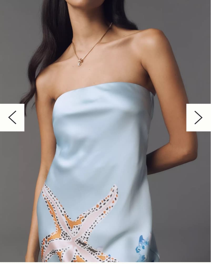 Fleur Strapless Satin Maxi Slip Dress - Image 2