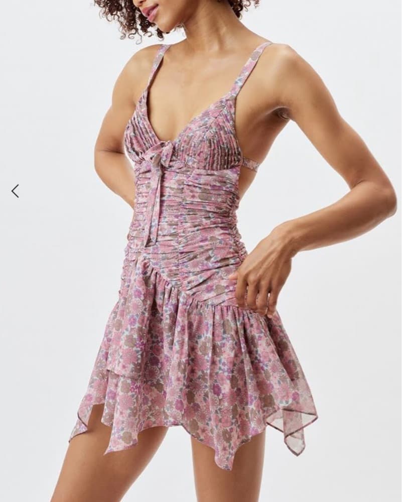 For Love & Lemons Floral Mini Dress - Image 1
