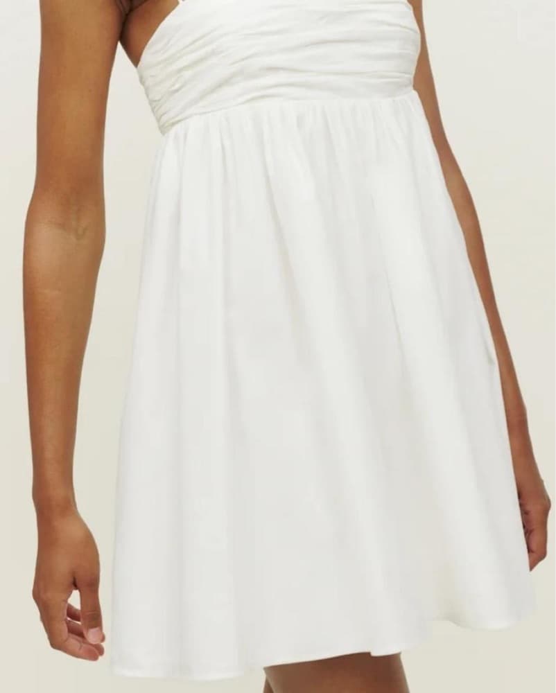 White Reformation Mini Dress - Image 2