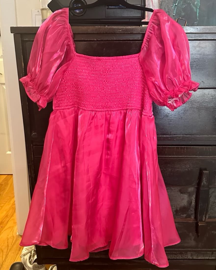 Cute Hot Pink Dress  - Image 4