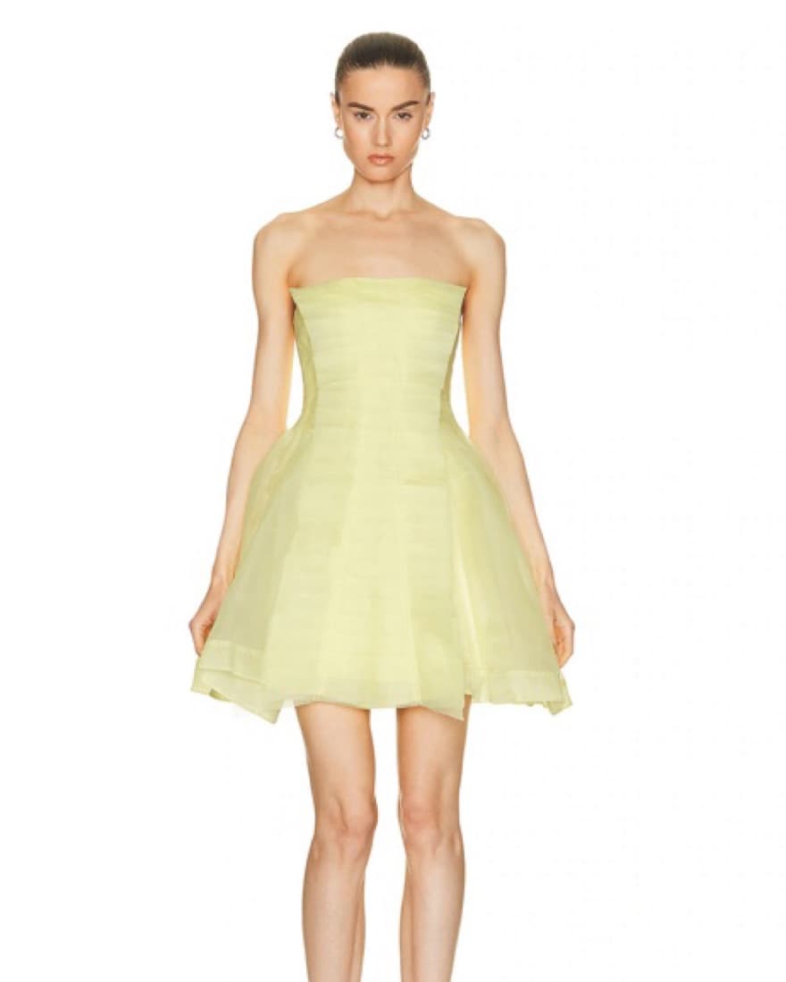 Aje Astrid Pleat Panel Mini Dress - Image 2