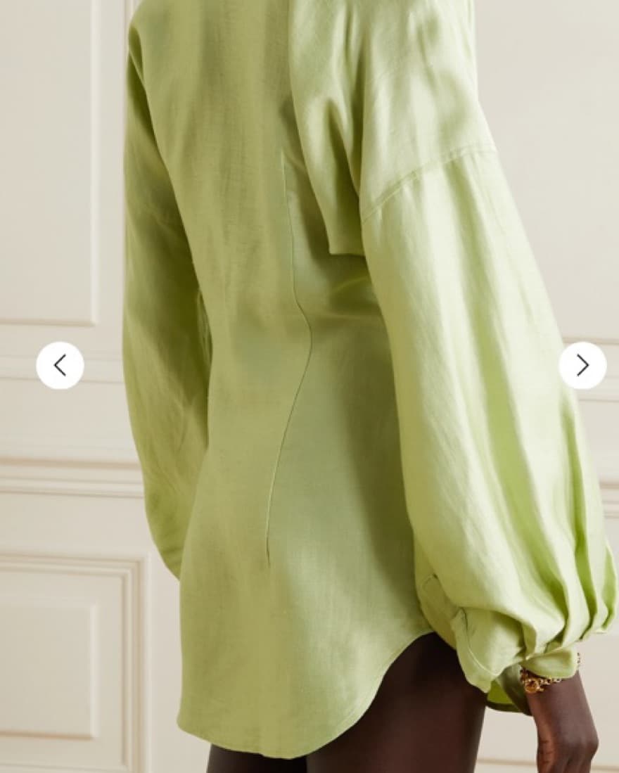 Bondi Born Silk Mini Shirt Dress - Image 3
