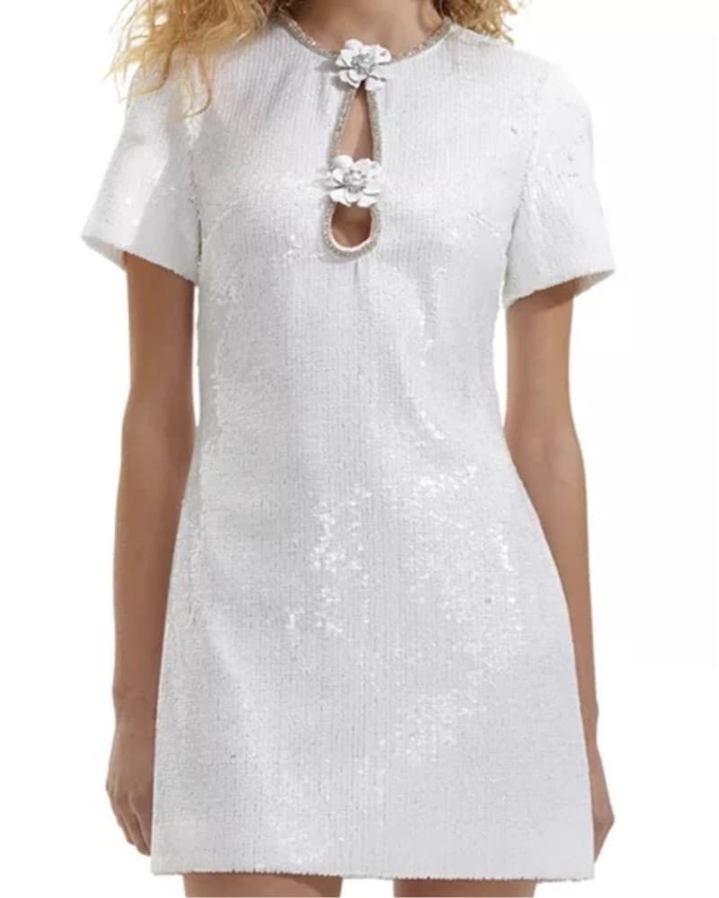 Self Portrait Mini Sequin Dress - Image 1