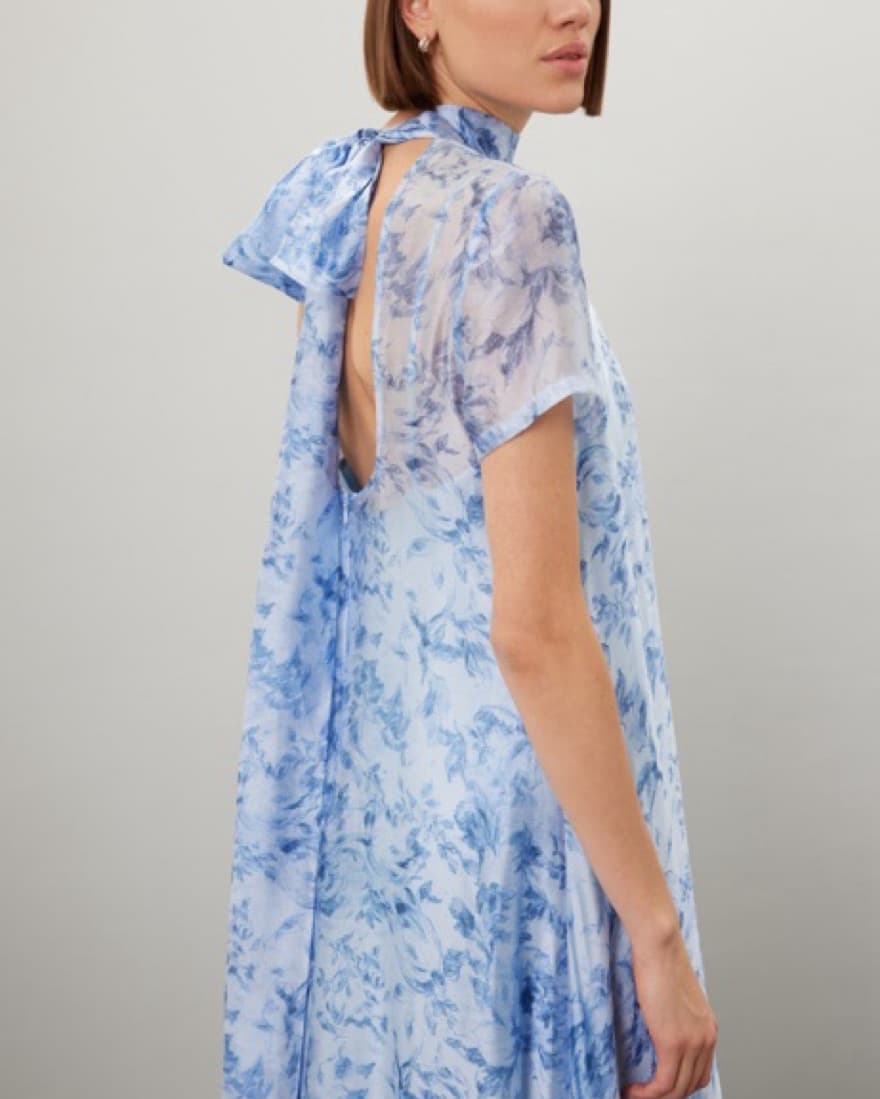Staud Calluna Dress In Periwinkle - Image 5