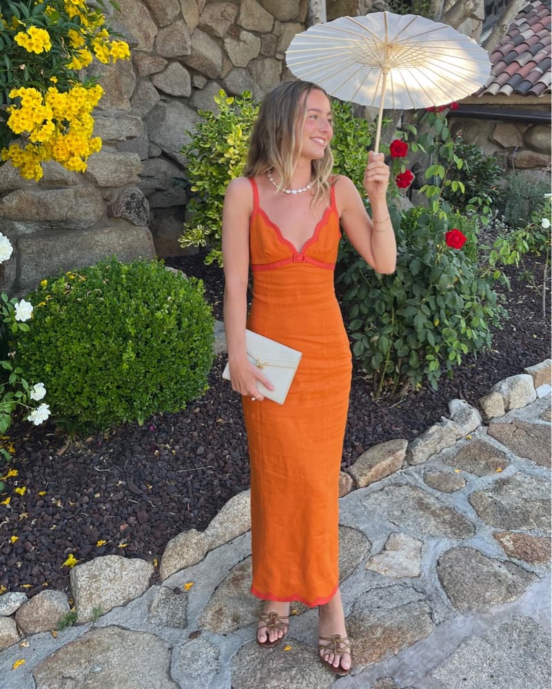 Reformation Sara Linen Dress  - Image 3