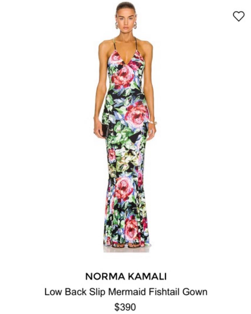 Norma Kamali Mermaid Fishtail Gown - Image 1