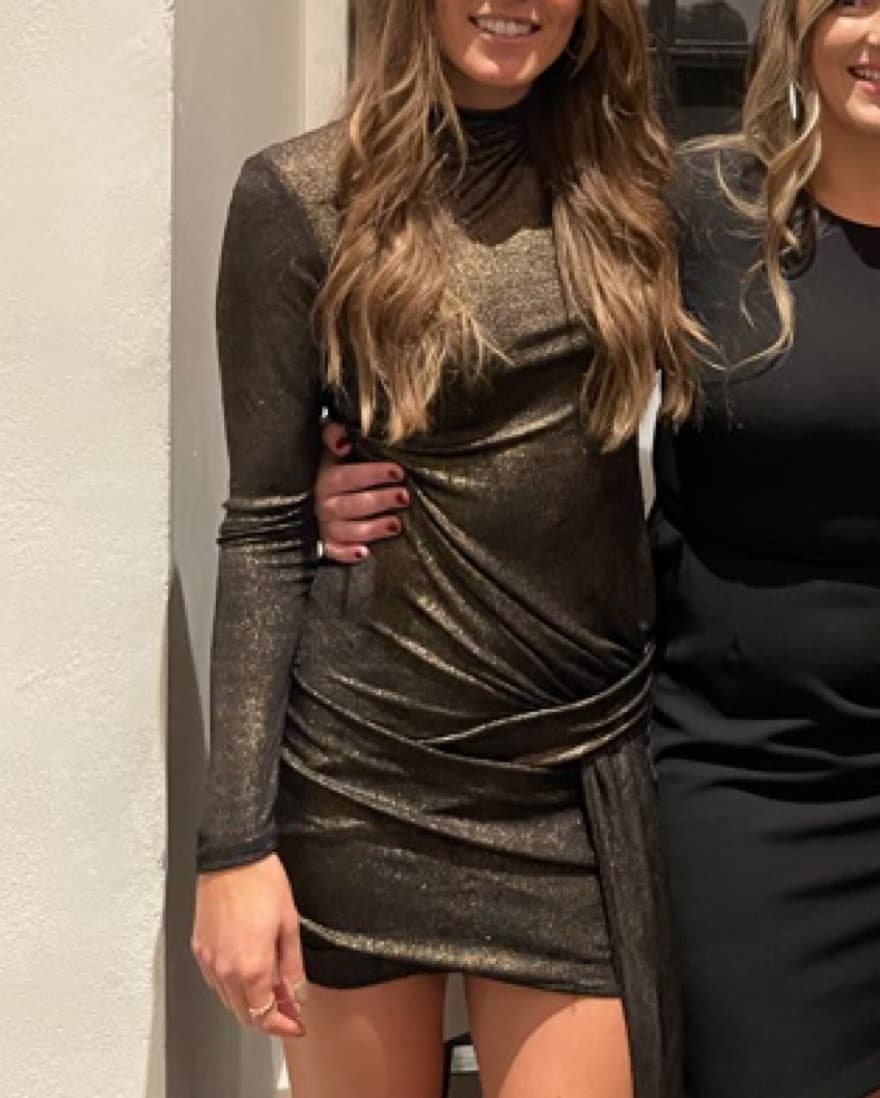 h:ours Copper Luna Dress - Image 4