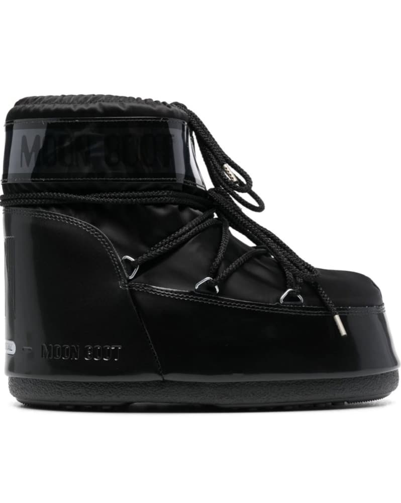 Glossy Black Moon Boots - Image 1