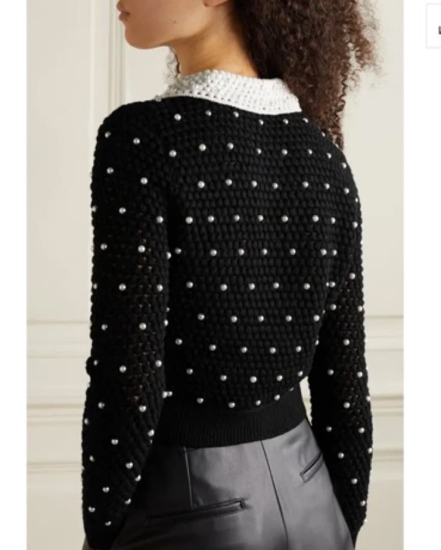 Alice + Olivia Pearl Cardigan - Image 4