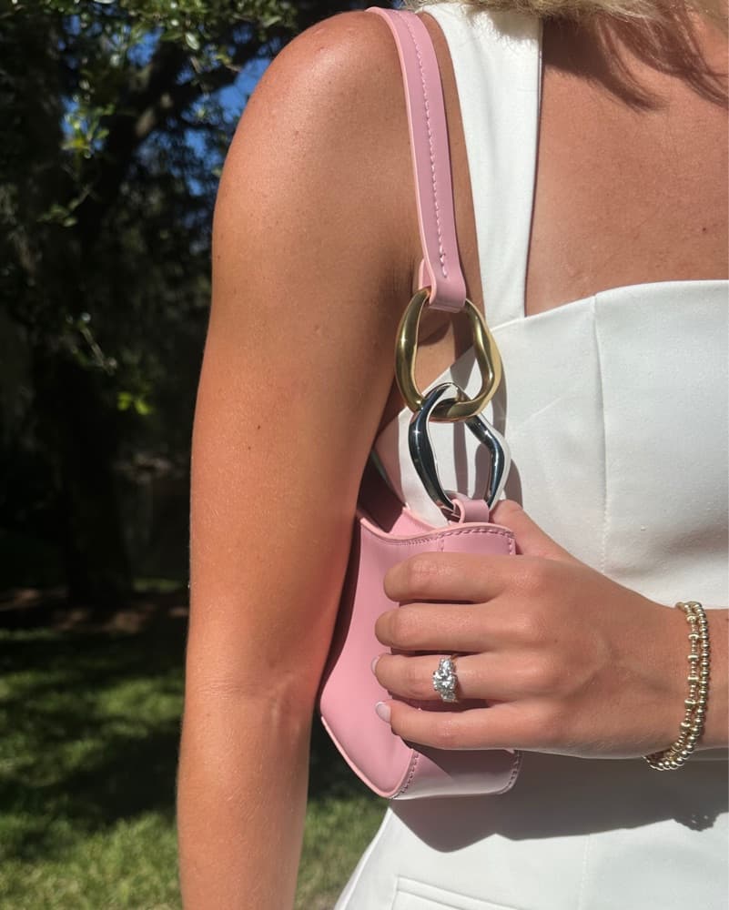 Pink Staud Bag - Image 2