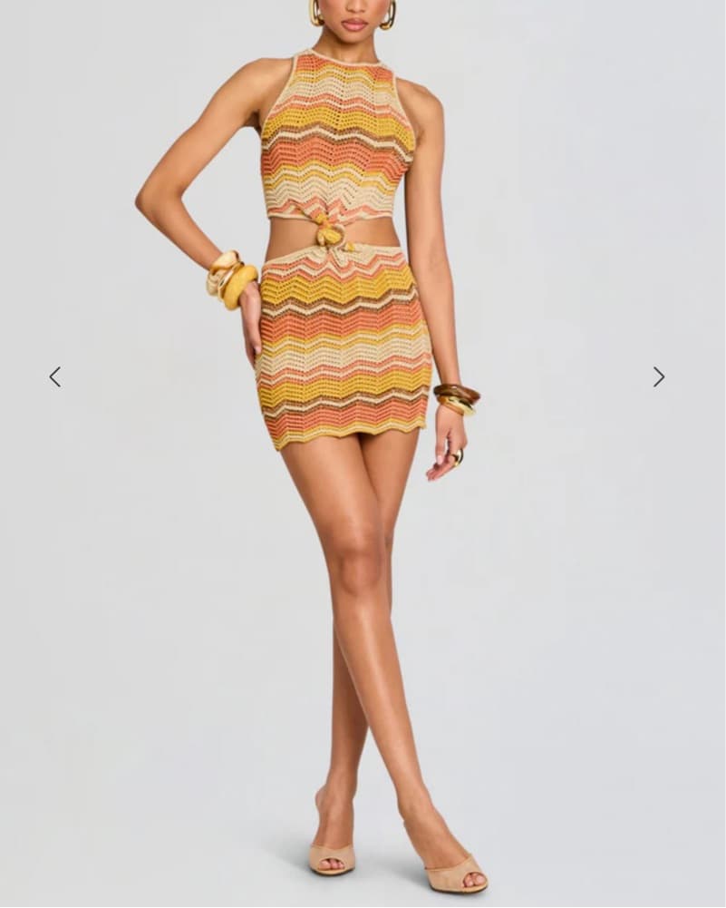 Retrofete Dania Crochet Dress - Image 3