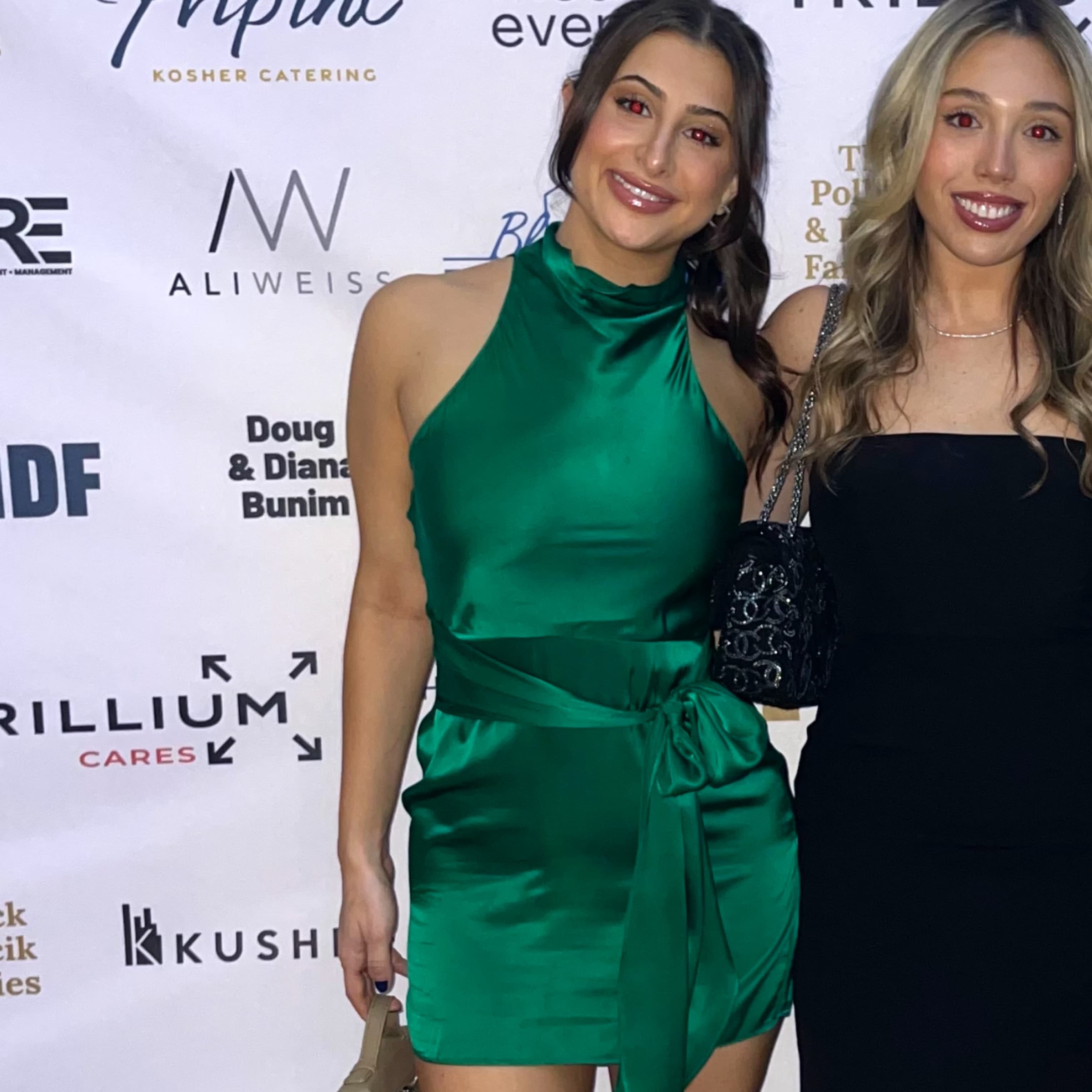 Green Silk Mini Dress  - Image 6