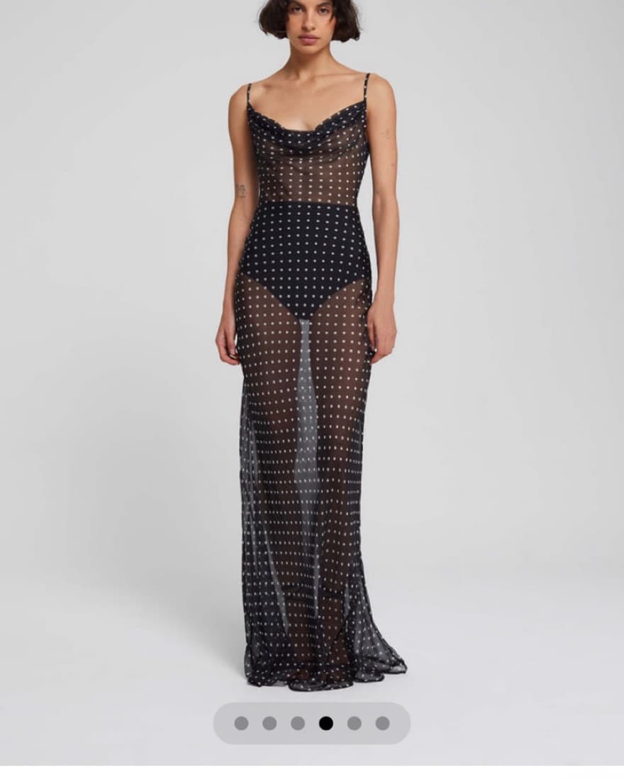 Chic Polka Dot Maxi Dress - Rat & Boa  - Image 1