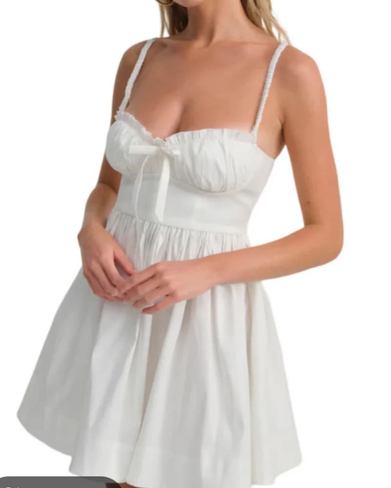 For Love And Lemons White Mini Dress  - Image 1