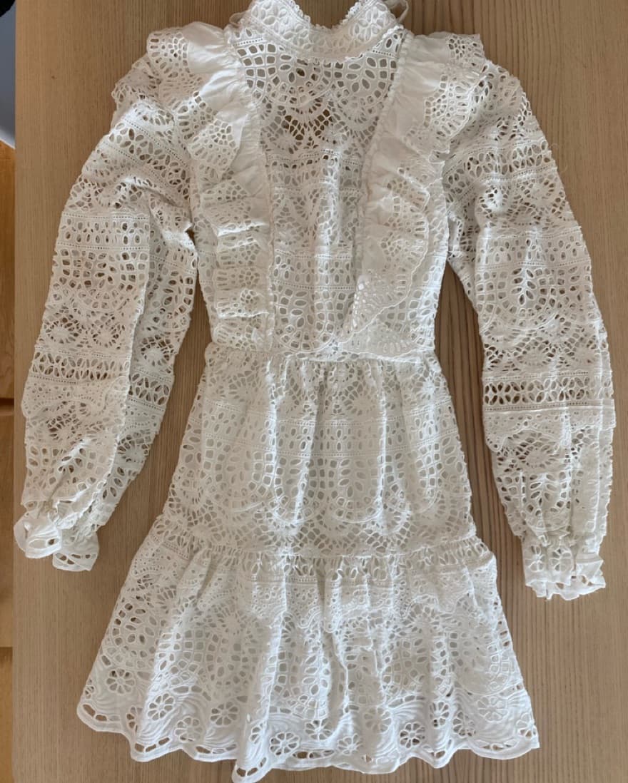 sea new york white eyelet mini dress  - Image 1