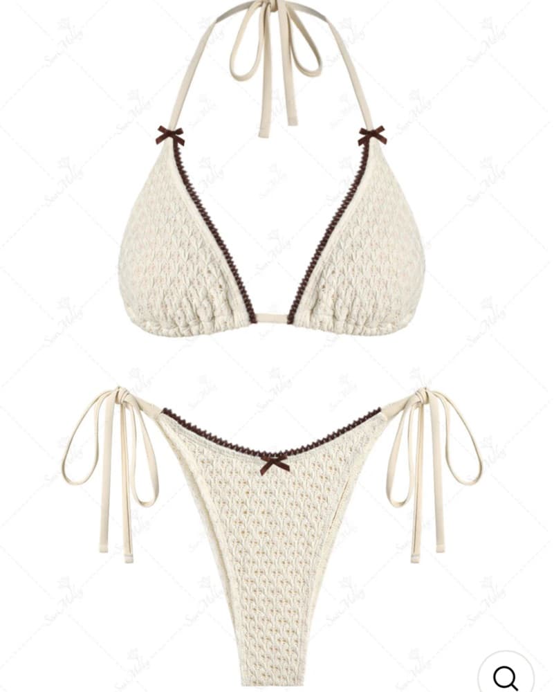 Alluring Crochet Bikini - Image 2