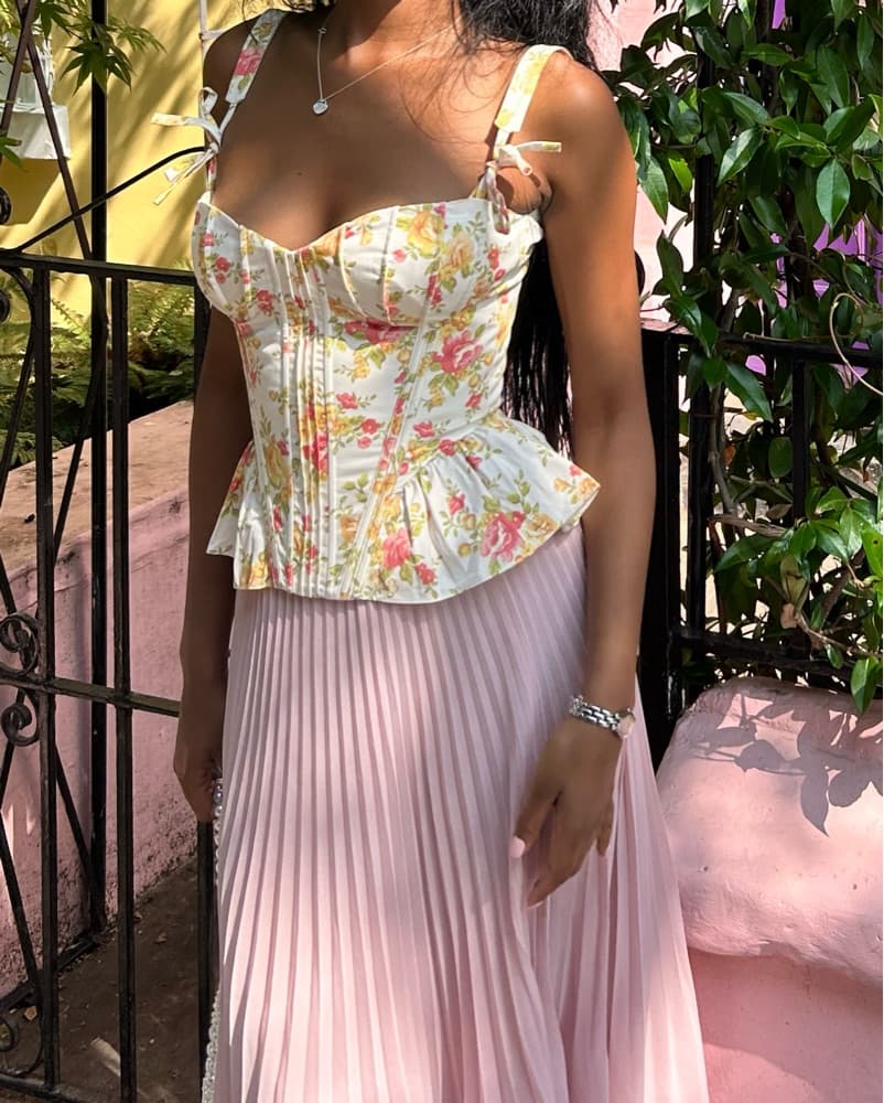House of CB- Floral Corset Top! - Image 2