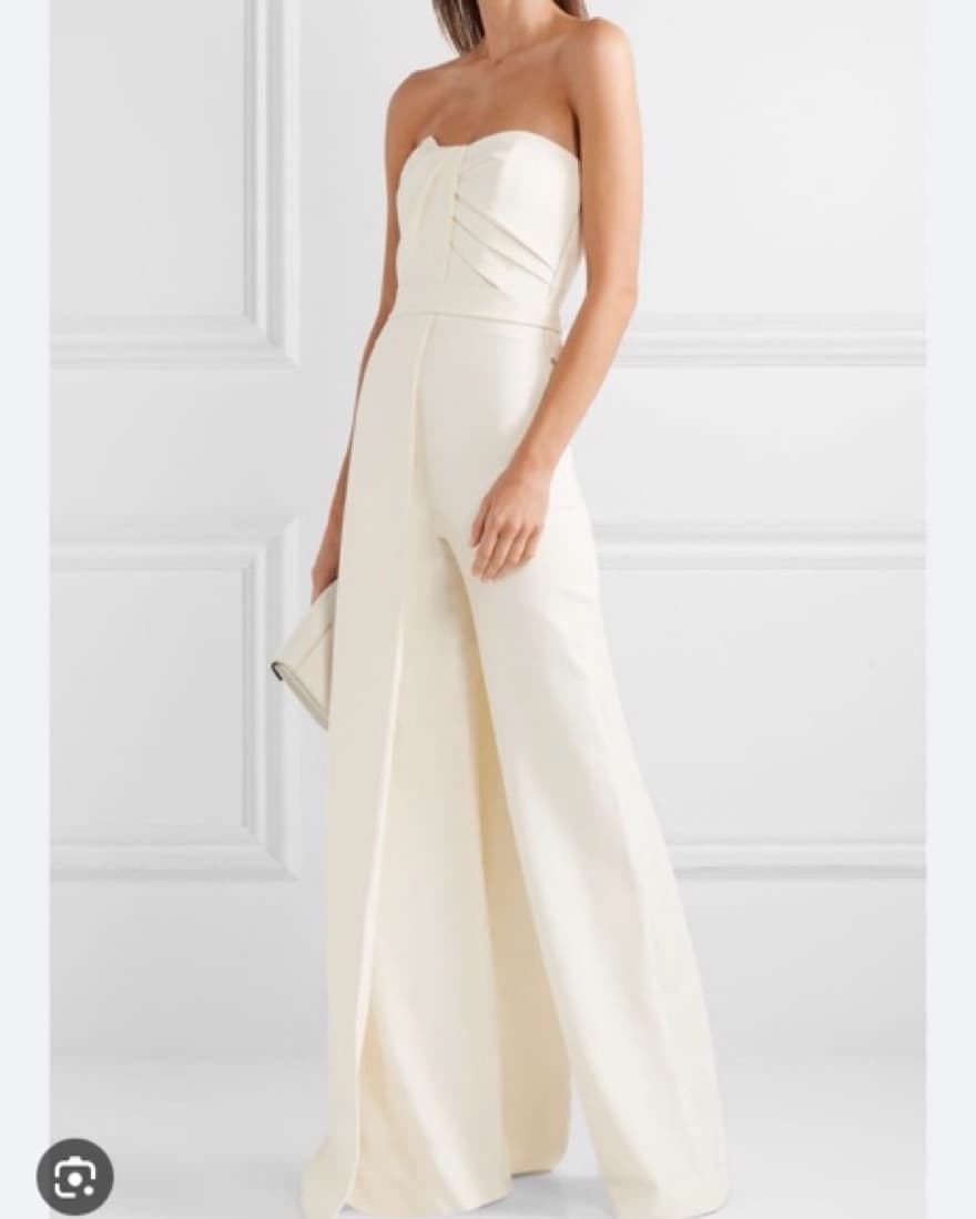 Safiyaa White Jumpsuit / Dress 8 - Image 2