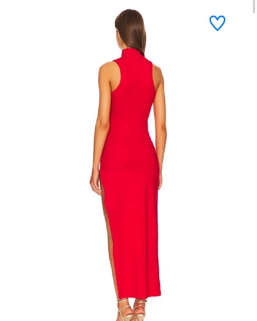 Janet Slit Midi Dress - Image 3