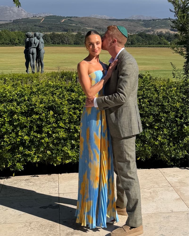 L’idee Strapless Printed Dress - Image 2