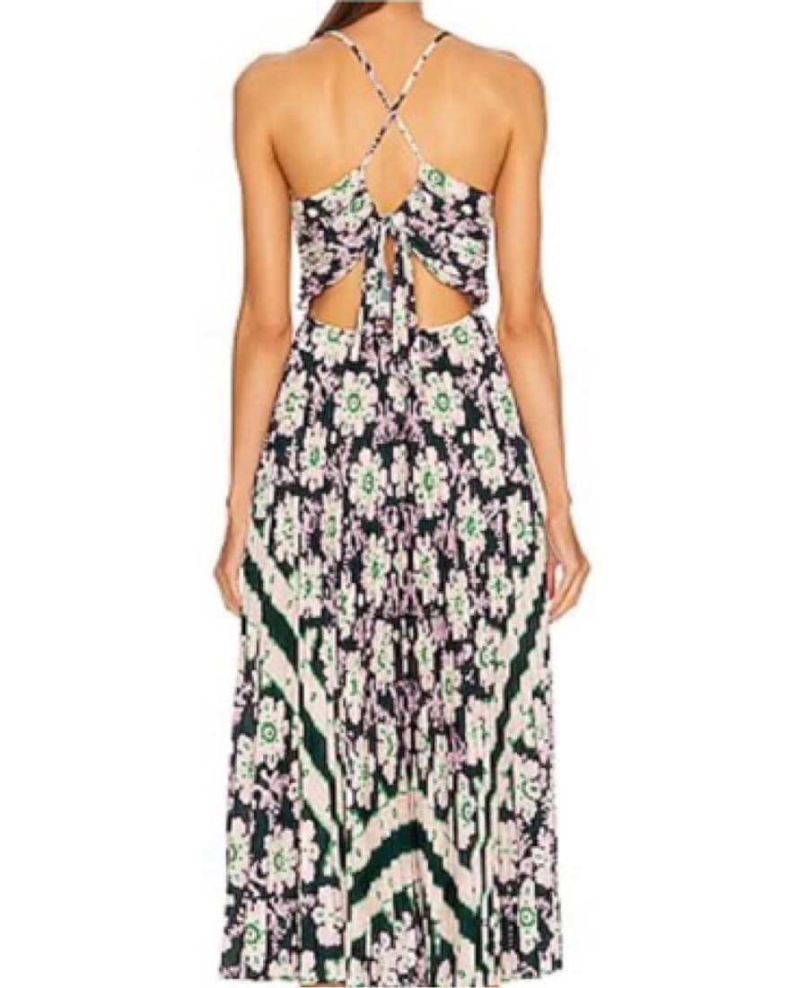 ALC Gemini Stella Scarf Print Dress - Gr - Image 5