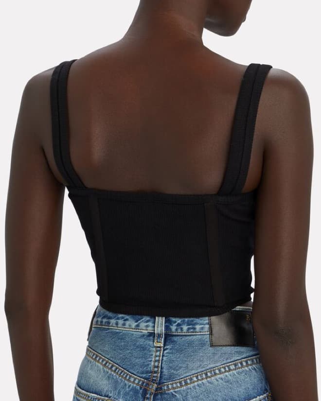 Dion Lee knit corset top  - Image 2